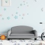 Children's sofa in light gray fabric 70x45x30 cm by vidaXL, Baby and Toddler Furniture - Ref: Foro24-3196358, Price: 67,30 €,...