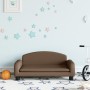 Brown fabric children's sofa 70x45x30 cm by vidaXL, Baby and Toddler Furniture - Ref: Foro24-3196360, Price: 65,23 €, Discoun...