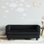 Children's sofa with footrest black velvet 100x50x30 cm by vidaXL, Baby and Toddler Furniture - Ref: Foro24-3196411, Price: 1...