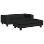 Children's sofa with footrest black velvet 100x50x30 cm by vidaXL, Baby and Toddler Furniture - Ref: Foro24-3196411, Price: 1...