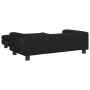 Children's sofa with footrest black velvet 100x50x30 cm by vidaXL, Baby and Toddler Furniture - Ref: Foro24-3196411, Price: 1...