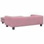 Children's sofa with pink velvet footrest 100x50x30 cm by vidaXL, Baby and Toddler Furniture - Ref: Foro24-3196410, Price: 11...