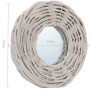 Espejos 3 unidades mimbre blanco 15 cm de vidaXL, Espejos - Ref: Foro24-287635, Precio: 22,29 €, Descuento: %