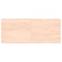 Solid wood table top with natural edge 120x50x(2-6) cm by vidaXL, Table tops - Ref: Foro24-363893, Price: 63,42 €, Discount: %