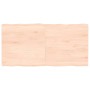 Tablero de mesa madera maciza borde natural 120x60x(2-4) cm de vidaXL, Tableros para mesas - Ref: Foro24-363894, Precio: 61,6...