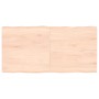 Tablero de mesa madera maciza borde natural 120x60x(2-6) cm de vidaXL, Tableros para mesas - Ref: Foro24-363895, Precio: 73,6...