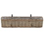 Balcony planter 2 pcs wicker with PE lining 80 cm by vidaXL, Pots and planters - Ref: Foro24-287642, Price: 48,99 €, Discount: %