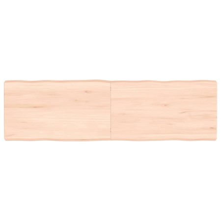 Tablero de mesa madera maciza borde natural 140x40x(2-6) cm de vidaXL, Tableros para mesas - Ref: Foro24-363897, Precio: 61,4...