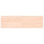 Tablero de mesa madera maciza borde natural 140x40x(2-6) cm de vidaXL, Tableros para mesas - Ref: Foro24-363897, Precio: 61,4...