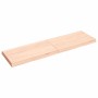 Tablero de mesa madera maciza borde natural 140x40x(2-6) cm de vidaXL, Tableros para mesas - Ref: Foro24-363897, Precio: 61,4...