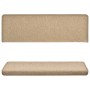 Treppenstufenmatten 15 Stück Taupe 65x21x4 cm von vidaXL, Treppenmatten - Ref: Foro24-134573, Preis: 62,46 €, Rabatt: %