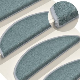 Stair tread mats 15 pcs blue 56x17x3 cm by vidaXL, Stair mats - Ref: Foro24-322362, Price: 47,35 €, Discount: %