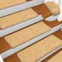 Alfombrillas de escalera 10 unidades beige 65x21x4 cm de vidaXL, Alfombrillas para escalones - Ref: Foro24-149819, Precio: 50...