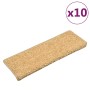 Alfombrillas de escalera 10 unidades beige 65x21x4 cm de vidaXL, Alfombrillas para escalones - Ref: Foro24-149819, Precio: 50...