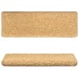 Alfombrillas de escalera 10 unidades beige 65x21x4 cm de vidaXL, Alfombrillas para escalones - Ref: Foro24-149819, Precio: 50...