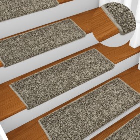 Stair mats 10 units gray 65x21x4 cm by vidaXL, Stair mats - Ref: Foro24-149815, Price: 59,28 €, Discount: %