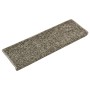 Alfombrillas de escalera 10 unidades gris 65x21x4 cm de vidaXL, Alfombrillas para escalones - Ref: Foro24-149815, Precio: 62,...