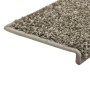 Alfombrillas de escalera 10 unidades gris 65x21x4 cm de vidaXL, Alfombrillas para escalones - Ref: Foro24-149815, Precio: 62,...