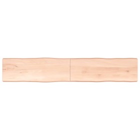 Solid wood table top with natural edge 220x40x(2-6) cm by vidaXL, Table tops - Ref: Foro24-363921, Price: 96,06 €, Discount: %