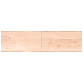 Solid wood table top natural edge 220x60x(2-4) cm by vidaXL, Table tops - Ref: Foro24-363924, Price: 122,40 €, Discount: %