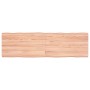 Tablero mesa madera tratada borde natural marrón 140x40x(2-6)cm de vidaXL, Tableros para mesas - Ref: Foro24-363963, Precio: ...