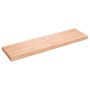 Tablero mesa madera tratada borde natural marrón 140x40x(2-6)cm de vidaXL, Tableros para mesas - Ref: Foro24-363963, Precio: ...