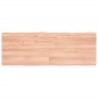 Tablero mesa madera tratada borde natural marrón 140x50x(2-4)cm de vidaXL, Tableros para mesas - Ref: Foro24-363964, Precio: ...