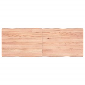 Tablero mesa madera tratada borde natural marrón 140x50x(2-6)cm de vidaXL, Tableros para mesas - Ref: Foro24-363965, Precio: ...