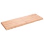 Behandelte Holztischplatte mit natürlichem braunem Rand 140x50x(2-6)cm von vidaXL, Tischplatten - Ref: Foro24-363965, Preis: ...