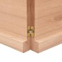 Tischplatte aus behandeltem Holz mit naturbrauner Kante, 140 x 60 x (2–4) cm von vidaXL, Tischplatten - Ref: Foro24-363966, P...