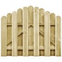 Puerta de jardín madera de pino impregnada 100x75 cm de vidaXL, Puertas de jardín - Ref: Foro24-45326, Precio: 40,16 €, Descu...