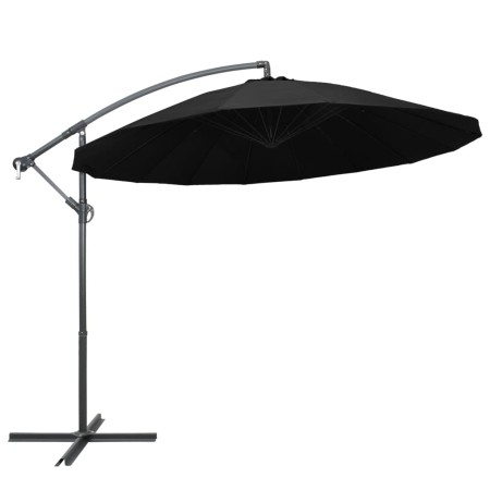 Hanging umbrella with black 3m aluminum pole by vidaXL, Umbrellas - Ref: Foro24-47226, Price: 111,99 €, Discount: %