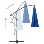 Sombrilla colgante con palo de aluminio azul 3 m de vidaXL, Sombrillas - Ref: Foro24-47227, Precio: 139,99 €, Descuento: %