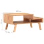 Solid acacia wood coffee table 100x50x45 cm by vidaXL, Coffee table - Ref: Foro24-287867, Price: 183,99 €, Discount: %