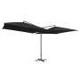 Double garden umbrella with black steel pole 250x250 cm by vidaXL, Umbrellas - Ref: Foro24-47326, Price: 127,90 €, Discount: %