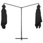 Double garden umbrella with black steel pole 250x250 cm by vidaXL, Umbrellas - Ref: Foro24-47326, Price: 127,90 €, Discount: %