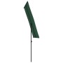 Garden umbrella with green aluminum pole 180x110 cm by vidaXL, Umbrellas - Ref: Foro24-47328, Price: 40,89 €, Discount: %