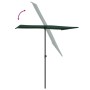 Garden umbrella with green aluminum pole 180x110 cm by vidaXL, Umbrellas - Ref: Foro24-47328, Price: 40,89 €, Discount: %