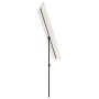 Garden umbrella with sand white aluminum pole 180x110cm by vidaXL, Umbrellas - Ref: Foro24-47329, Price: 40,89 €, Discount: %