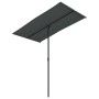 Anthracite gray aluminum pole garden umbrella 180x110 cm by vidaXL, Umbrellas - Ref: Foro24-47330, Price: 40,89 €, Discount: %