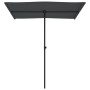 Anthracite gray aluminum pole garden umbrella 180x110 cm by vidaXL, Umbrellas - Ref: Foro24-47330, Price: 40,89 €, Discount: %