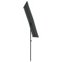 Anthracite gray aluminum pole garden umbrella 180x110 cm by vidaXL, Umbrellas - Ref: Foro24-47330, Price: 40,89 €, Discount: %