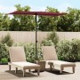 Gartenschirm mit burgunderrotem Aluminiummast 180x110cm von vidaXL, Sonnenschirme - Ref: Foro24-47332, Preis: 40,89 €, Rabatt: %