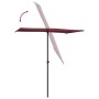 Garden umbrella with burgundy red aluminum pole 180x110cm by vidaXL, Umbrellas - Ref: Foro24-47332, Price: 40,89 €, Discount: %