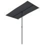 Garden umbrella with black aluminum pole 180x110 cm by vidaXL, Umbrellas - Ref: Foro24-47334, Price: 40,89 €, Discount: %