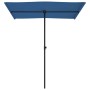 Garden umbrella with light blue aluminum pole 180x110cm by vidaXL, Umbrellas - Ref: Foro24-47335, Price: 40,89 €, Discount: %