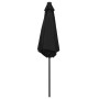 Umbrella with LED lights and black aluminum pole 270 cm by vidaXL, Umbrellas - Ref: Foro24-47358, Price: 81,30 €, Discount: %