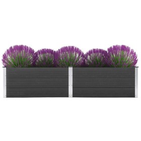 Graues WPC-Blumenbeet 250x100x54 cm von vidaXL, Töpfe und Pflanzgefäße - Ref: Foro24-49059, Preis: 319,92 €, Rabatt: %