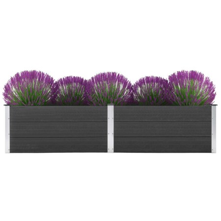 Graues WPC-Blumenbeet 250x100x54 cm von vidaXL, Töpfe und Pflanzgefäße - Ref: Foro24-49059, Preis: 321,35 €, Rabatt: %