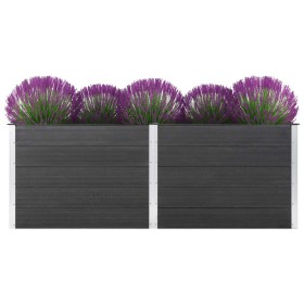 Arriate de WPC gris 250x100x91 cm de vidaXL, Maceteros y jardineras - Ref: Foro24-49060, Precio: 550,99 €, Descuento: %